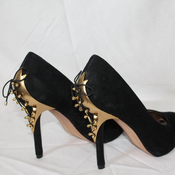 Sam Edelman, Black Suede, 6.5US - Picture 1 of 5